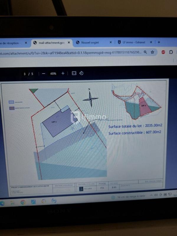 Photo 4 : Privas-(07000)-Terrain à bâtir pour la réalisation de 5 villas
