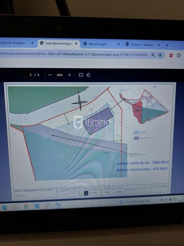 Photo 7 : Privas-(07000)-Terrain à bâtir pour la réalisation de 5 villas