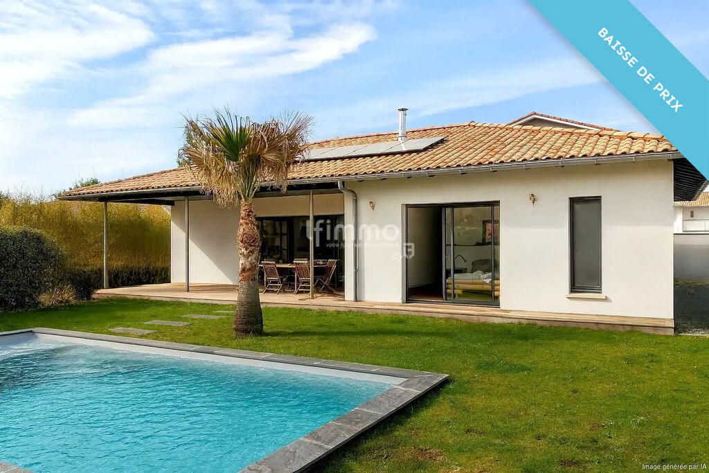 Photo 1 : Maison avec jardin, piscine et garage