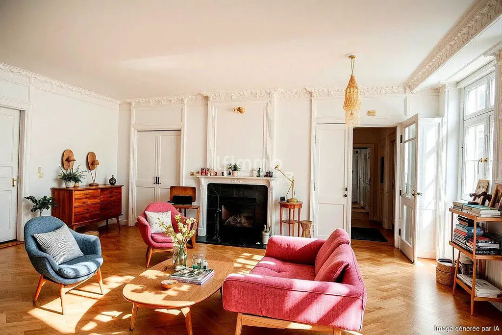 Photo 1 : T5 de charme dans un hôtel particulier du XIXᵉ siècle