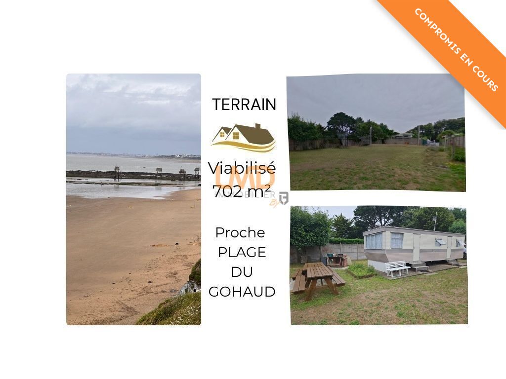 Photo 1 : Terrain Viabilisé Tharon Plage 702m²