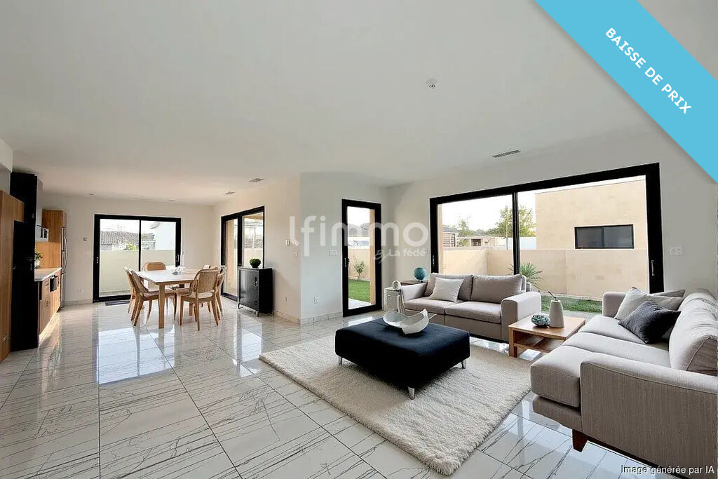 Photo 4 : Villa T4 plain pied garage et climatisation,  proche de Narbonne