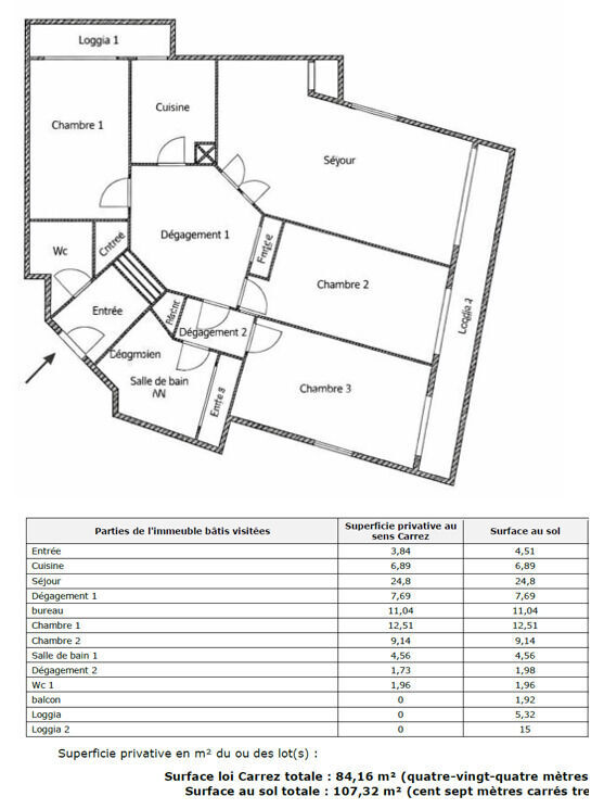 Photo 16 : Quartier Méditerranée / Gare - T4 de 84 m² - Terrasse