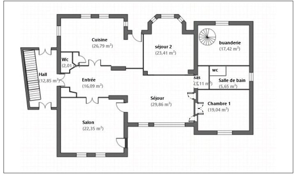 Photo 26 : St Chamond Maison 355 m² + dépendance  + jardin 1130 m²