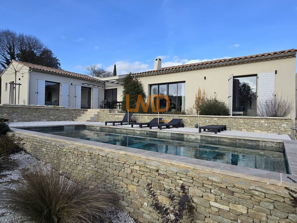 Photo 1 : Villa contemporaine avec piscine et vue Luberon
