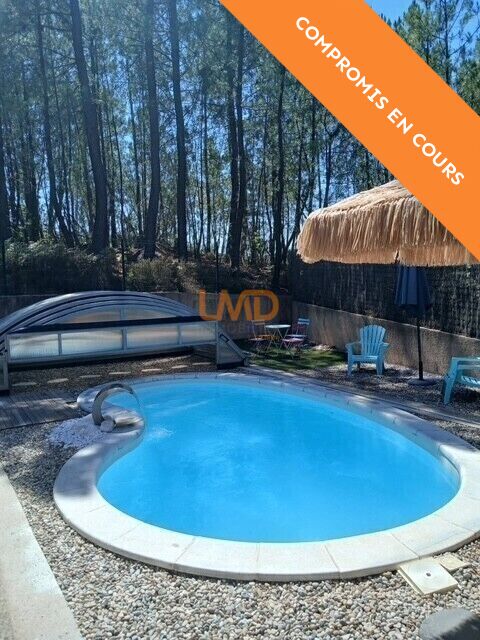 Photo 2 : Mercuer – Maison T6 avec piscine, terrasses et grand garage