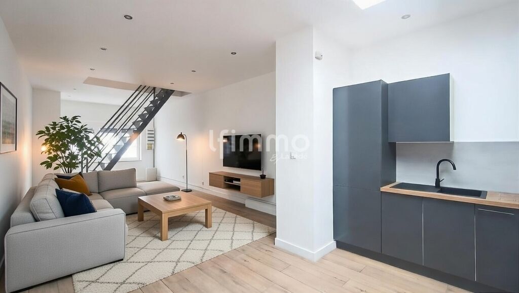 Photo 2 : Maison de ville entièrement rénovée avec jardin