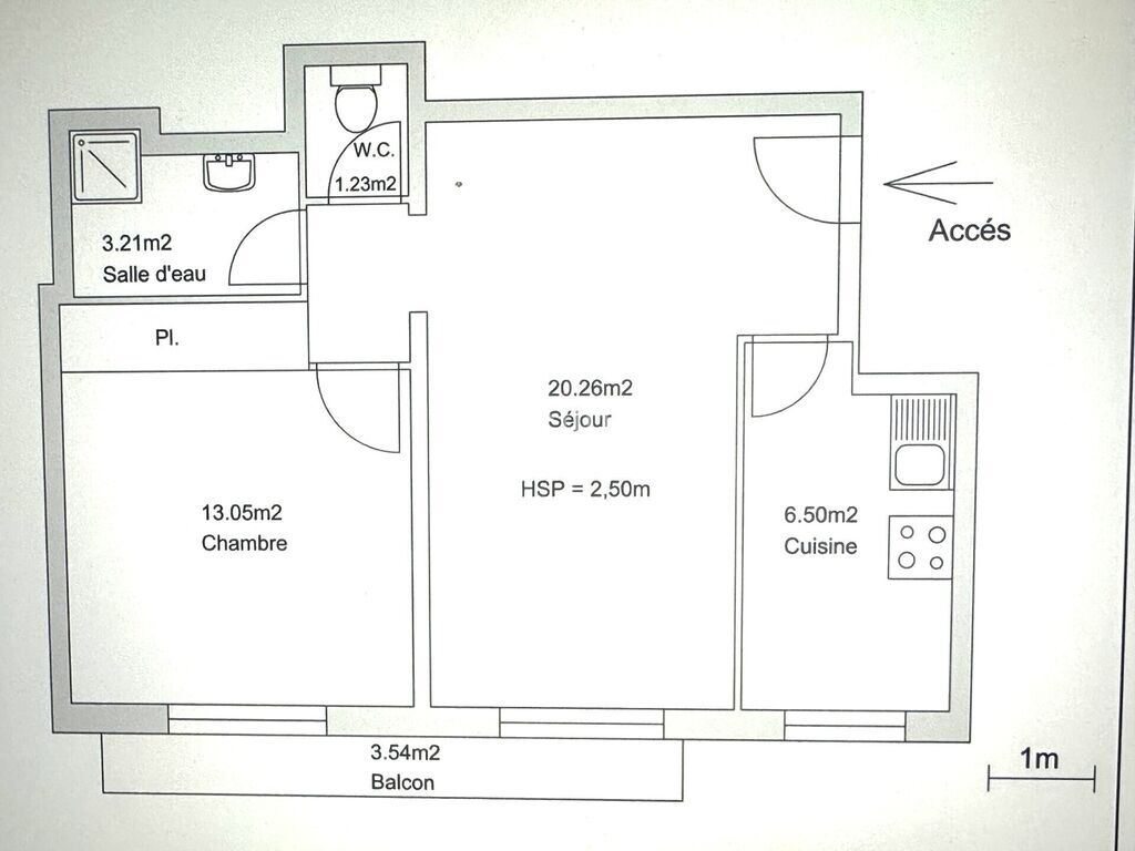 Photo 10 : Cagnes -sur- Mer, centre-ville, 2 pièces avec balcon, ascenseur