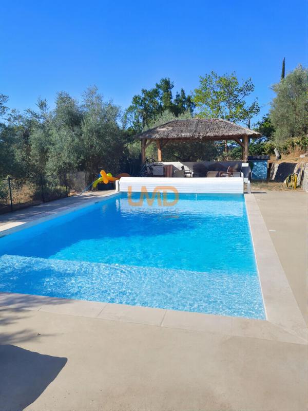 Photo 2 : Villa plain pied vue mer piscine DPE A Callas 125 m2