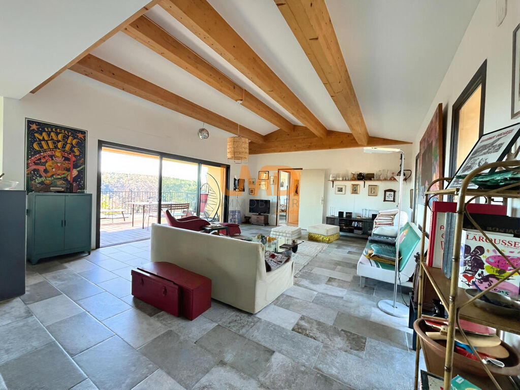 Photo 7 : Villa plain pied vue mer piscine DPE A Callas 125 m2