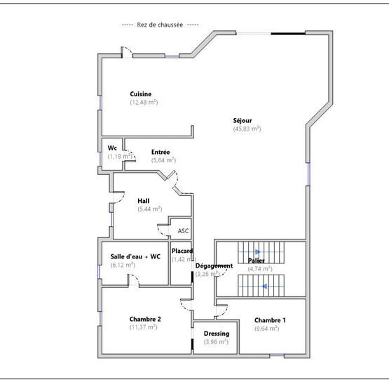Photo 24 : Maison 231m² 8 Pièces, 6 chambres en 2 appartements sur 8,68 are