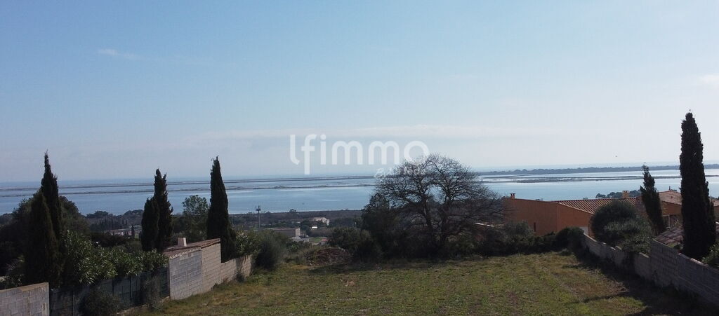 Photo 1 : Terrain à La Palme – Vue imprenable mer & étangs