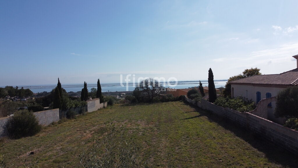 Photo 3 : Terrain à La Palme – Vue imprenable mer & étangs