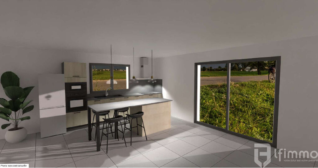 Photo 3 : Maison T4 plain-pied 103 m2, adaptée PMR