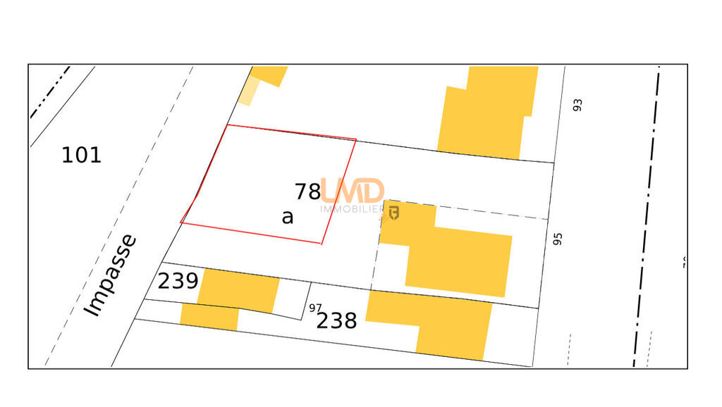 Photo 4 : Terrain à bâtir avec projet de maison possible – Rochefort