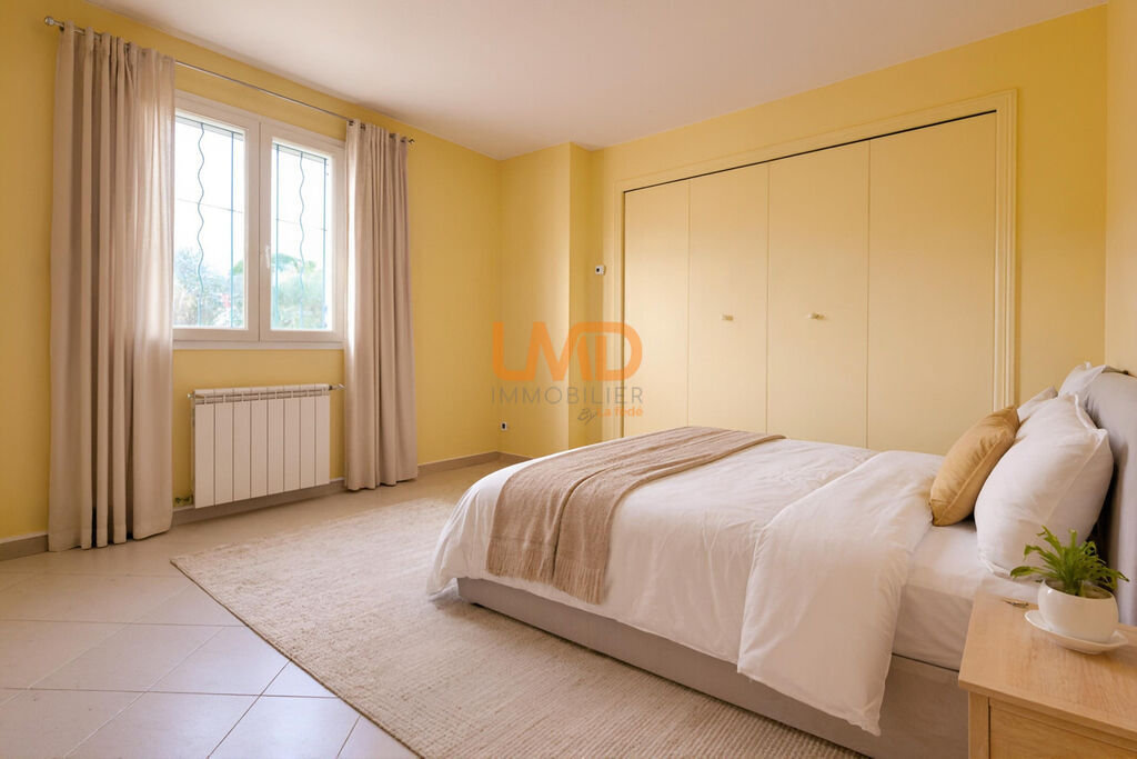 Photo 10 : Villa plain pied piscine oliveraie calme Figanieres