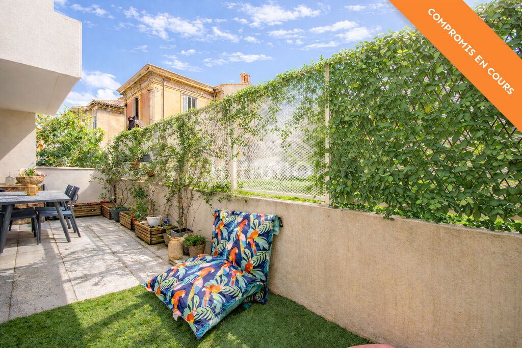 Photo 4 : Appartement T3 - belle terrasse côté jardin