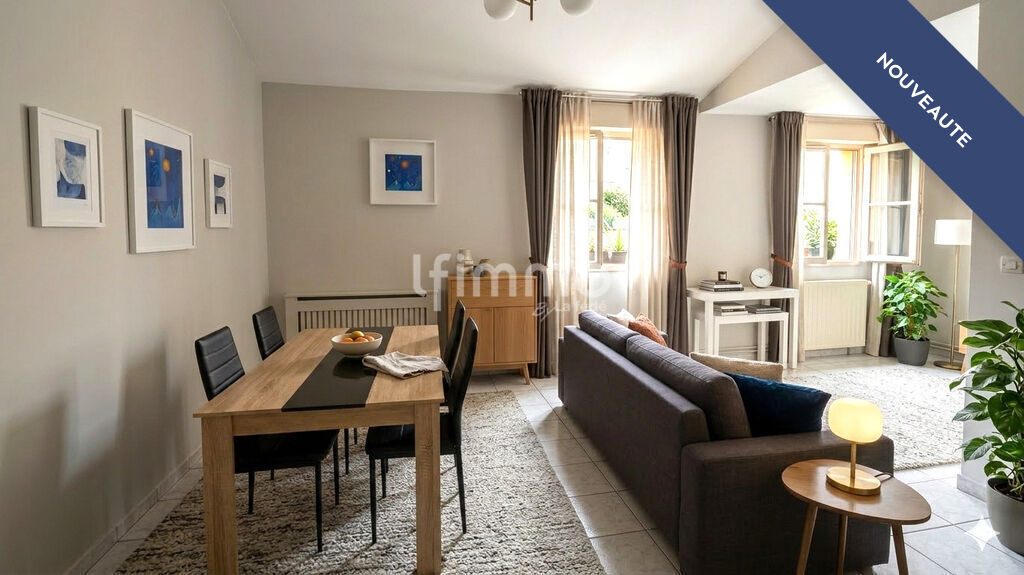 Photo 2 : T3 de 73 m² 62 Carrez 2 ch. espace bureau, garage 22 m² + cave