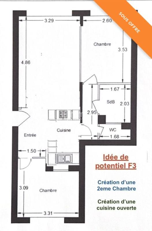 Photo 12 : Chilly Mazarin / Appartement 2 pièces / Residence grand jardin