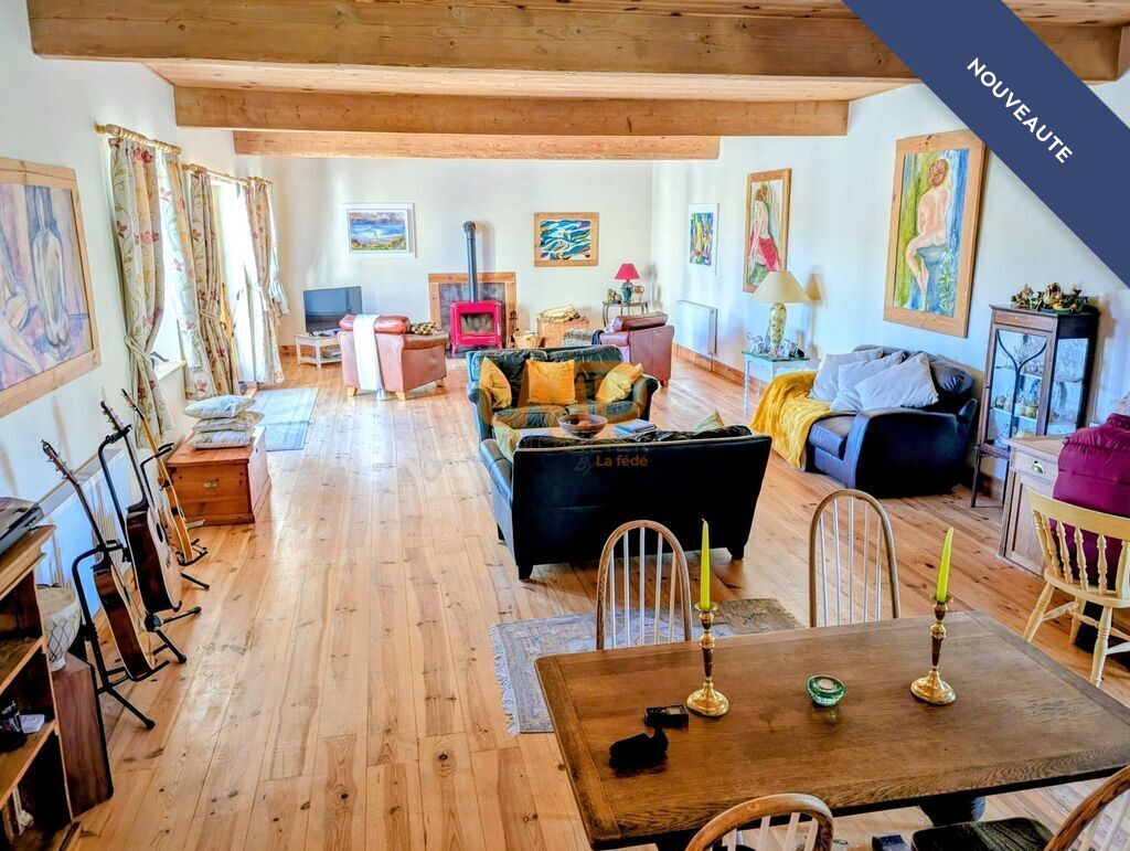 Photo 1 : Ancien Corps de ferme avec vue panoramique