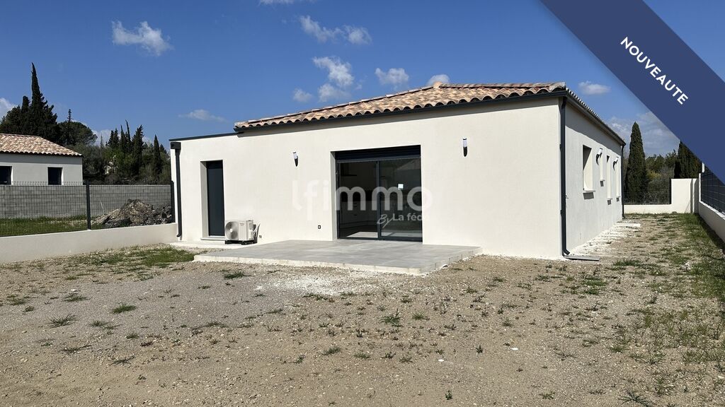 Photo 1 : Maison T4 plain pied avec garage et terrain 360 m² clos