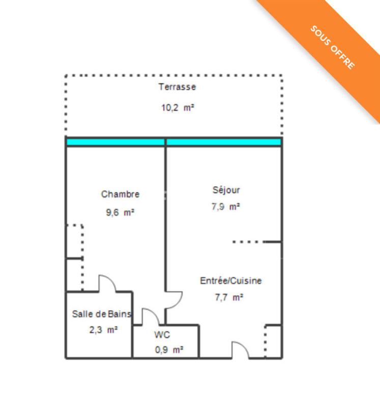 Photo 9 : Vue mer, 2 pièces avec garage, Investissement locatif, Marina