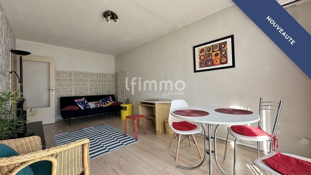 Photo 2 : Appartement 30 m² Narbonne – balcon Sud, parking, meublé