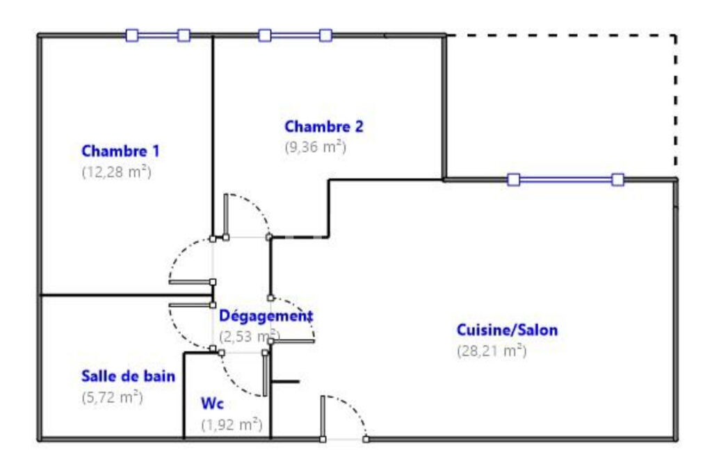 Photo 7 : Appartement 3 pièces 60 m2