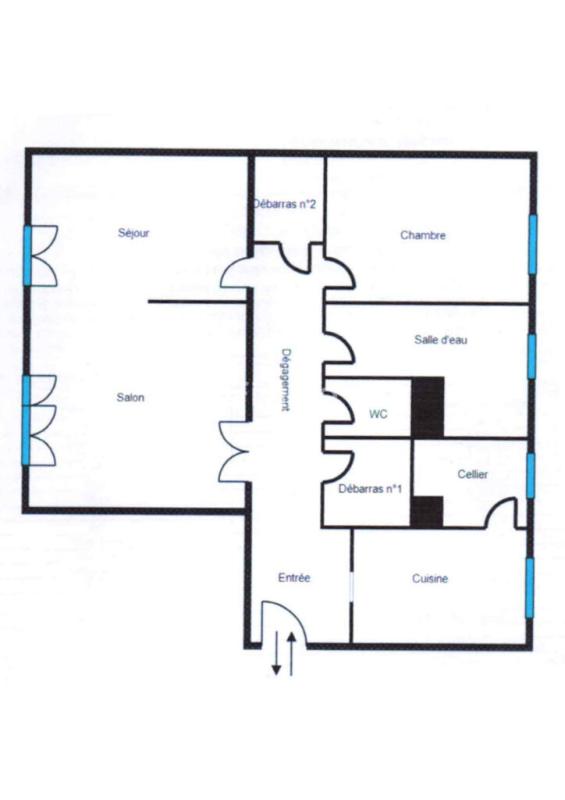 Photo 13 : Appartement lumineux 68 m² – centre Lucé – parking + cave