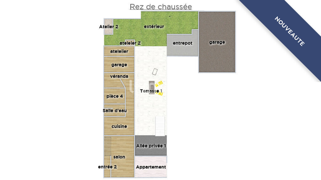 Photo 2 : Semi plein pied, Secteur recherché