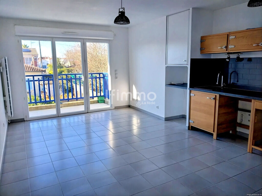 Photo 1 : Appartement T2 avec extérieur et place de parking