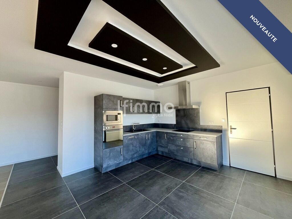 Photo 5 : Maison neuve de plain-pied avec piscine et vue Pyrénées