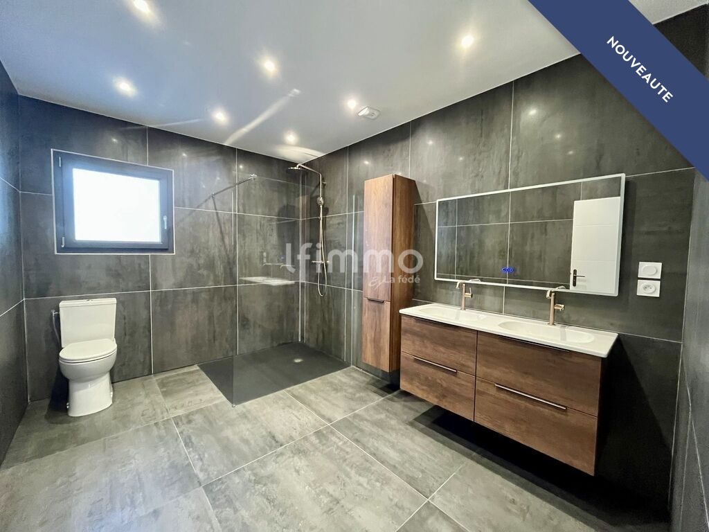 Photo 8 : Maison neuve de plain-pied avec piscine et vue Pyrénées