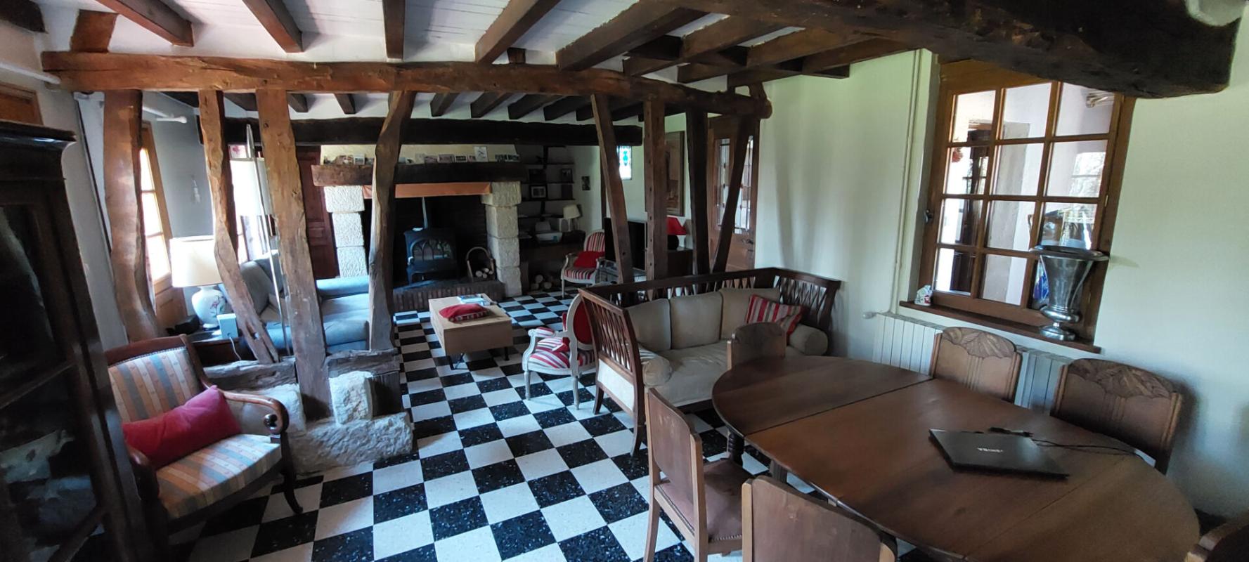 Photo 4 : ELEGANTE MAISON FAMILIALE NORMANDE : 7 PIECES / 5 CHAMBRES 171 M² AU SOL - EDIFIEE SUR GRAND TERRAIN ARBORE DE :  3 240 M² AVEC DEPENDANCES - THENOUVILLE (EURE)