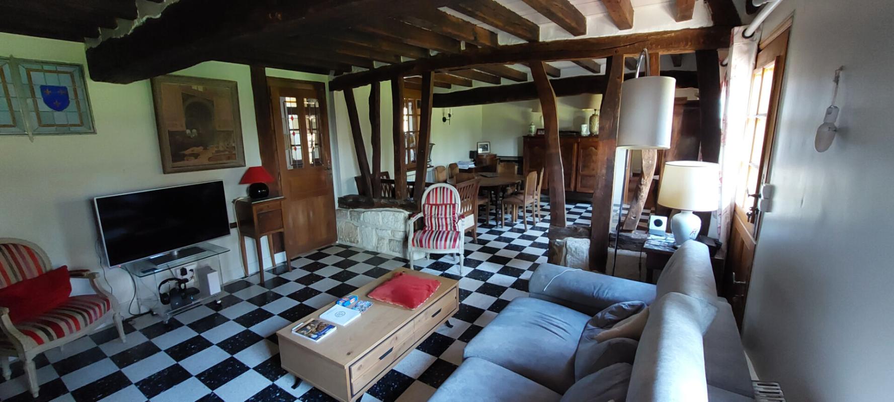 Photo 6 : ELEGANTE MAISON FAMILIALE NORMANDE : 7 PIECES / 5 CHAMBRES 171 M² AU SOL - EDIFIEE SUR GRAND TERRAIN ARBORE DE :  3 240 M² AVEC DEPENDANCES - THENOUVILLE (EURE)